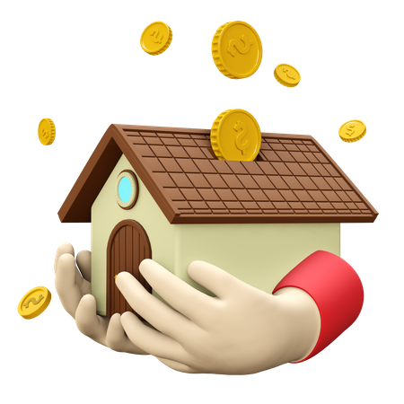 Savings For Home  3D Icon