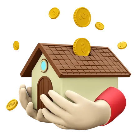 Savings For Home  3D Icon