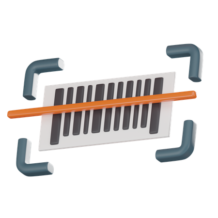 Analyse de code à barres  3D Icon