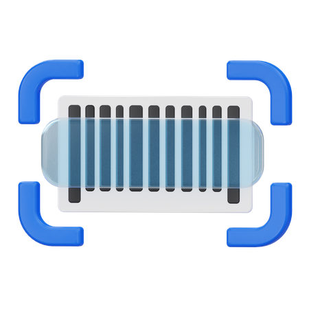 Analyse de code à barres  3D Icon