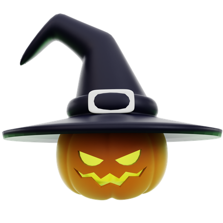 Scary Pumpkin  3D Icon