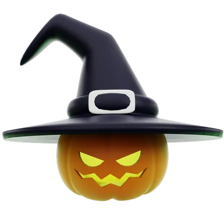 Scary Pumpkin  3D Icon