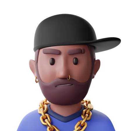 Mann gab  3D Icon