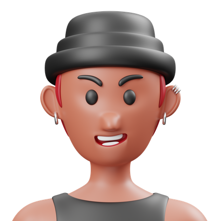 Mann gab  3D Icon