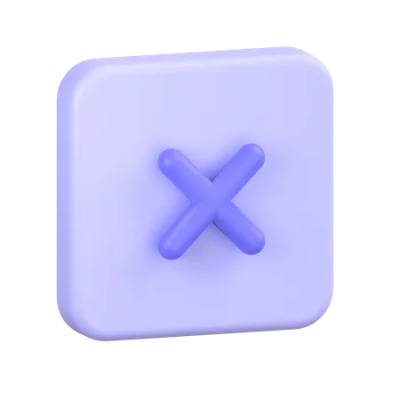 Schließen  3D Icon