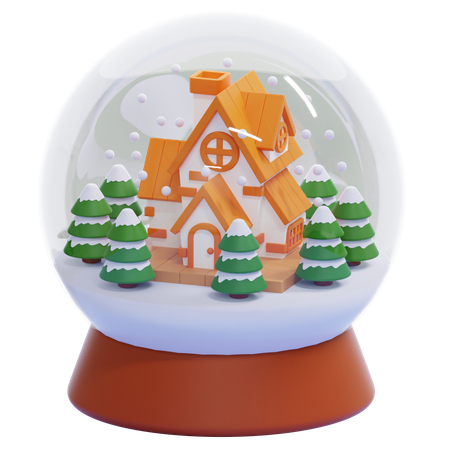 Schneekugel  3D Icon