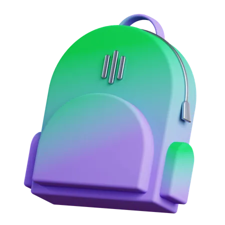 School Bag  3D Icon