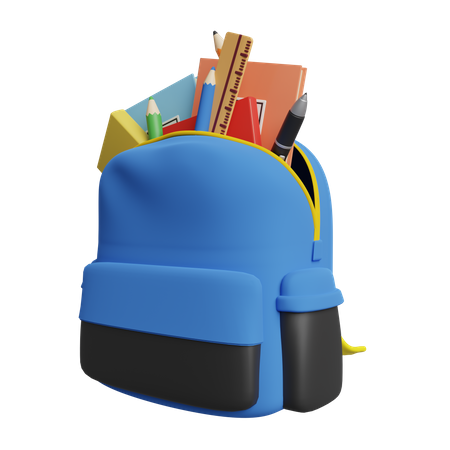 School Bag  3D Icon