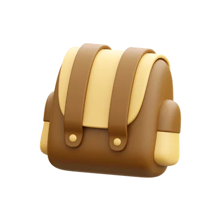 School Bag  3D Icon