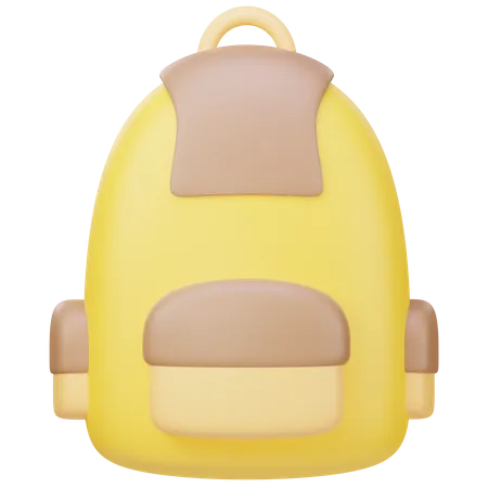 School Bag  3D Icon