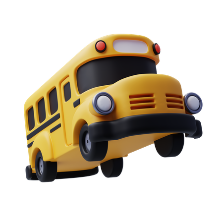 School Bus  3D Icon