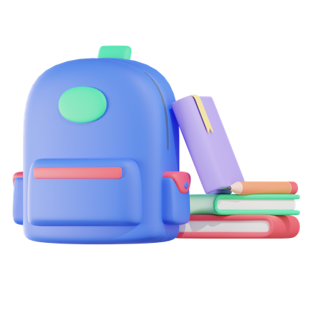 School Equipment  3D Icon