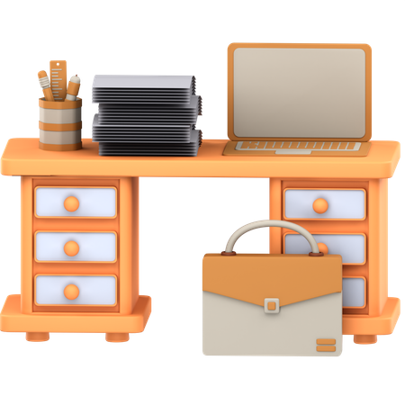 Schreibtisch-Organizer  3D Icon