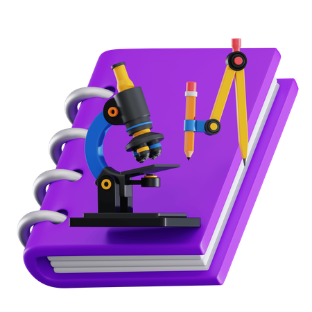 Science Book  3D Icon