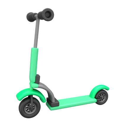 Scooter  3D Illustration