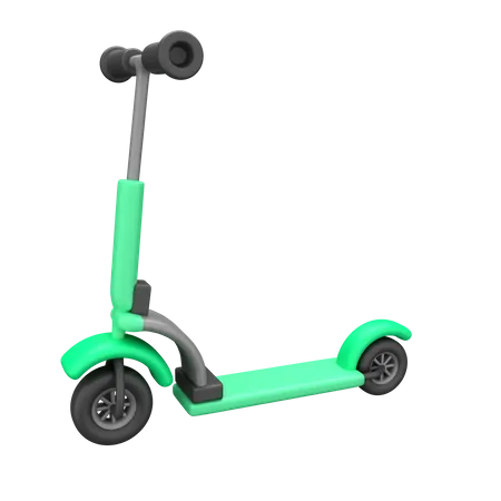 Scooter  3D Illustration