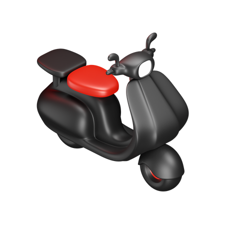 Scooter  3D Illustration