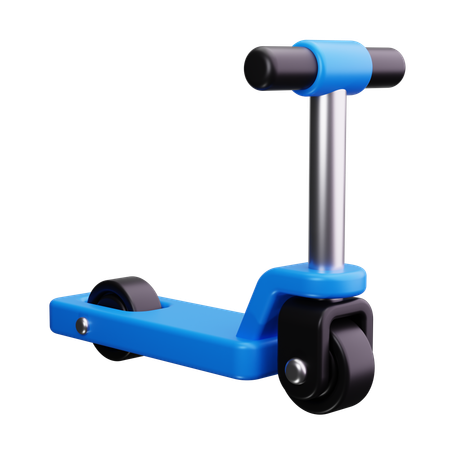 Scooter riding  3D Icon