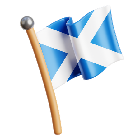 Scotland Flag  3D Icon