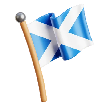 Scotland Flag  3D Icon