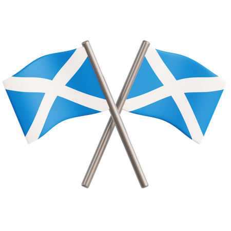 Scotland Flag  3D Icon