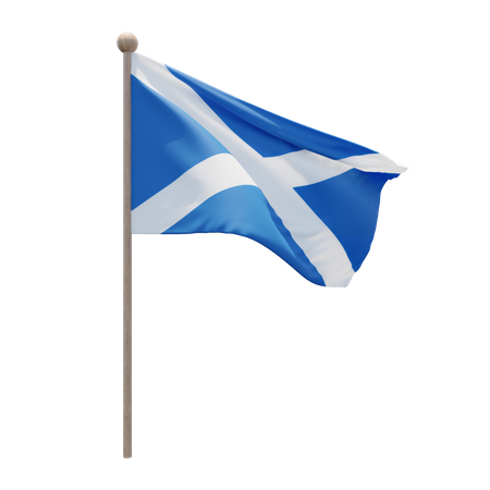 Scotland Flagpole  3D Icon