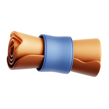 Scroll Letter  3D Icon