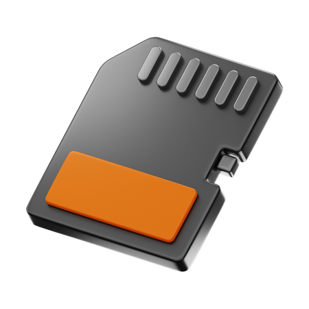 Sd Card  3D Icon