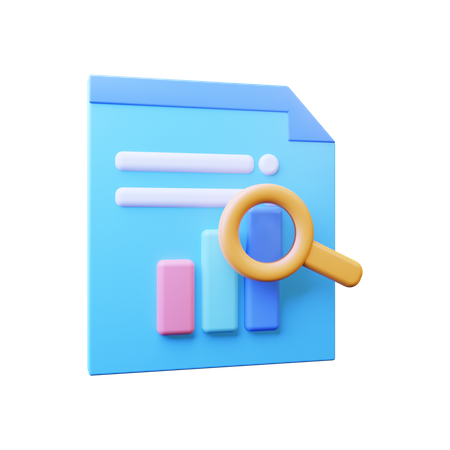 Search Analysis Report  3D Illustration