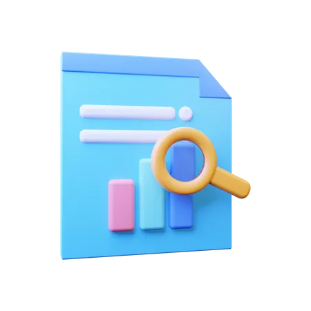 Search Analysis Report  3D Illustration