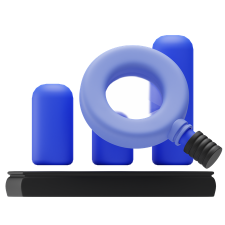 Search Analytics  3D Icon