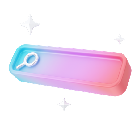 Search Bar  3D Icon