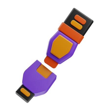 Seat Belt  3D Icon