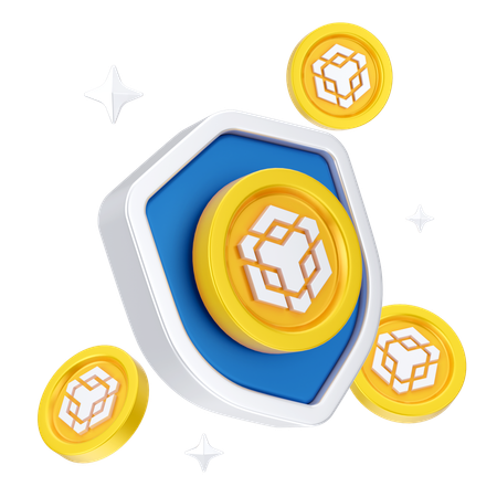 Secure Binance  3D Icon