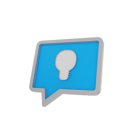 Secure Chat  3D Icon