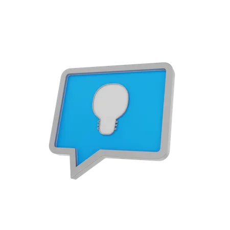 Secure Chat  3D Icon