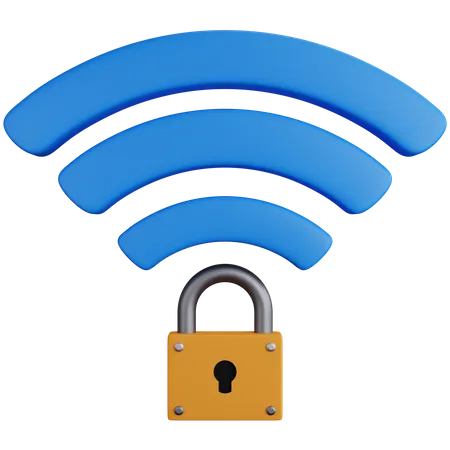 Secure Connection  3D Icon