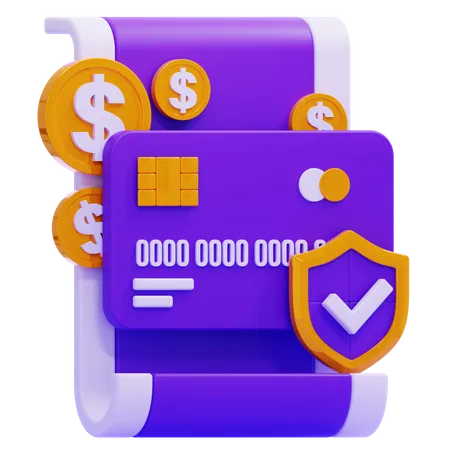 SECURE PAYMENT  3D Icon