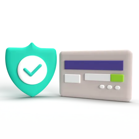 Secure Payment  3D Icon