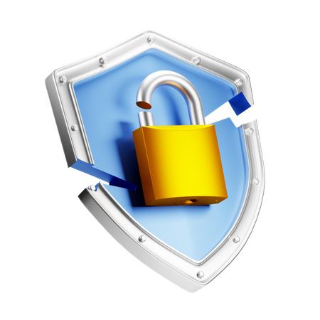 Security Breach  3D Icon