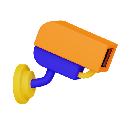 Security Camera  3D Illustration