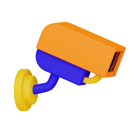 Security Camera  3D Illustration