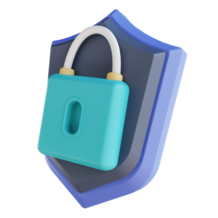 Security Lock  3D Illustration