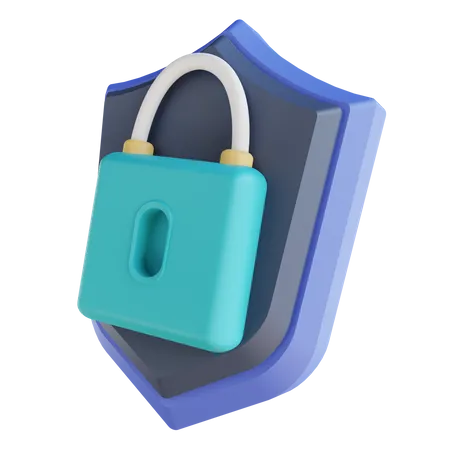 Security Lock  3D Illustration