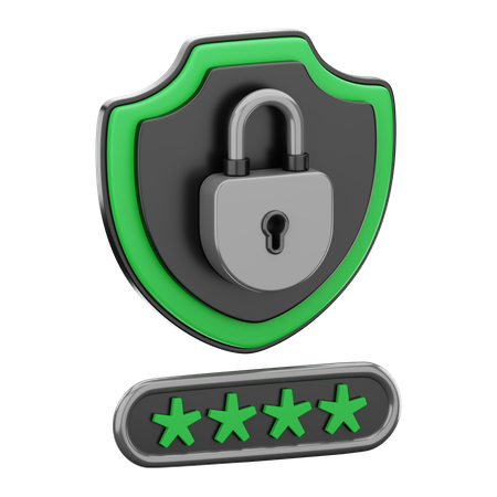 Security Lock  3D Icon