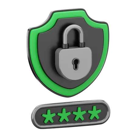 Security Lock  3D Icon