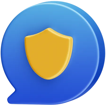 Security Message  3D Icon