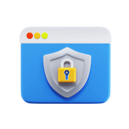 Security Protections  3D Icon