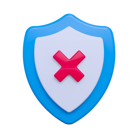 Security Warning  3D Icon