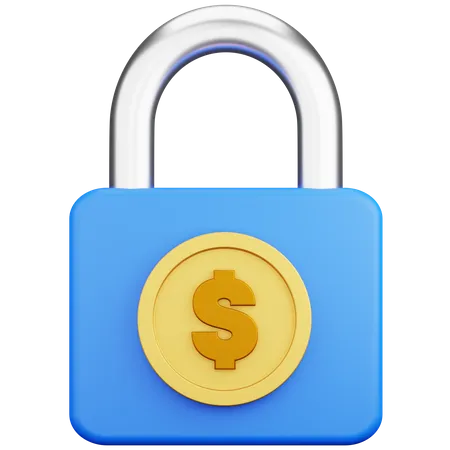 Seguridad financiera  3D Icon